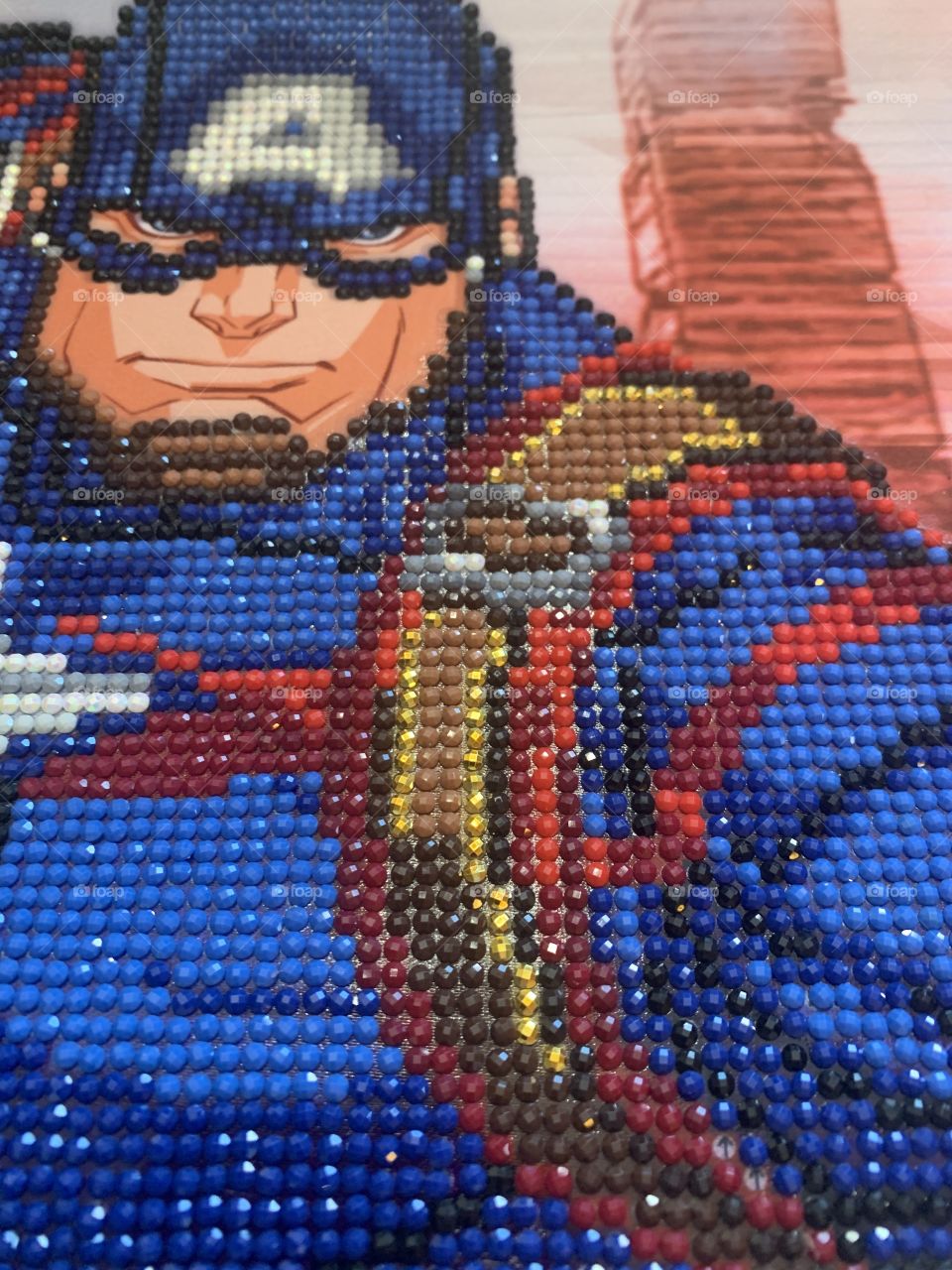 Captain America diamond painting 