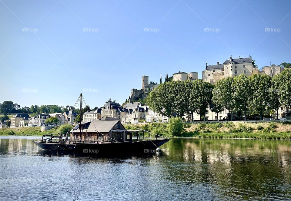 Chinon , forteresse May 2023 . 