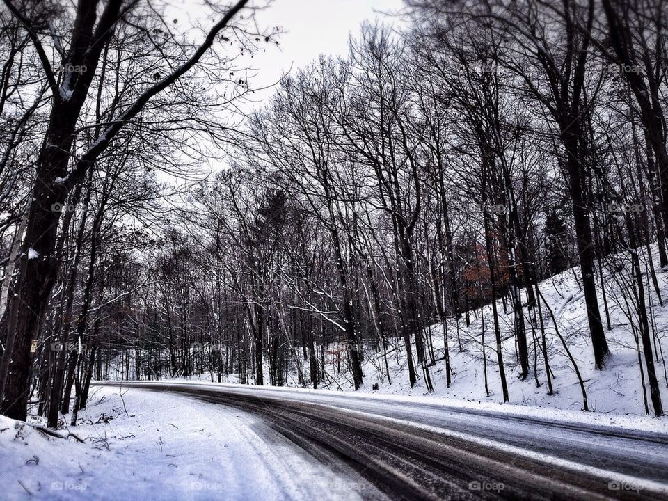 A winter's drive