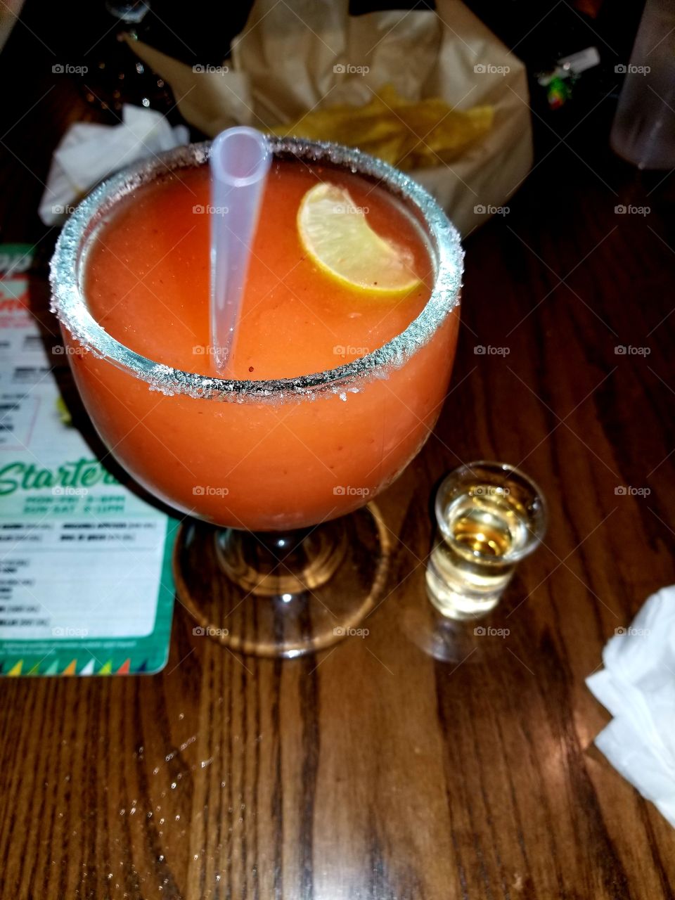 Did anyone say Margaritas.  I enjoyed my drink as well as my company.