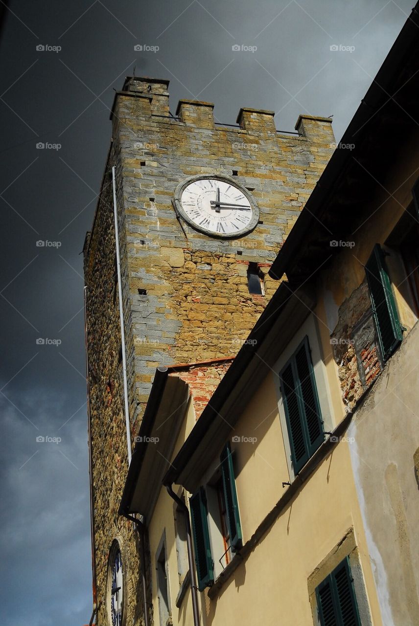Clock tower in San Sevino