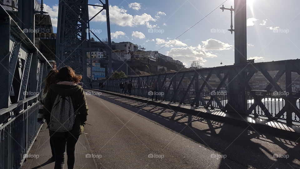 Dom Luís bridge in Porto