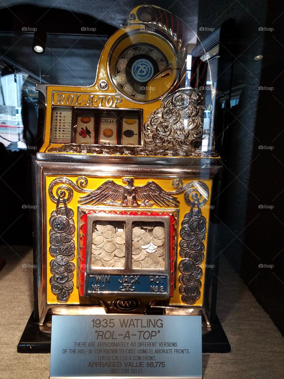Vintage  Twin Jackpot Slot Machine