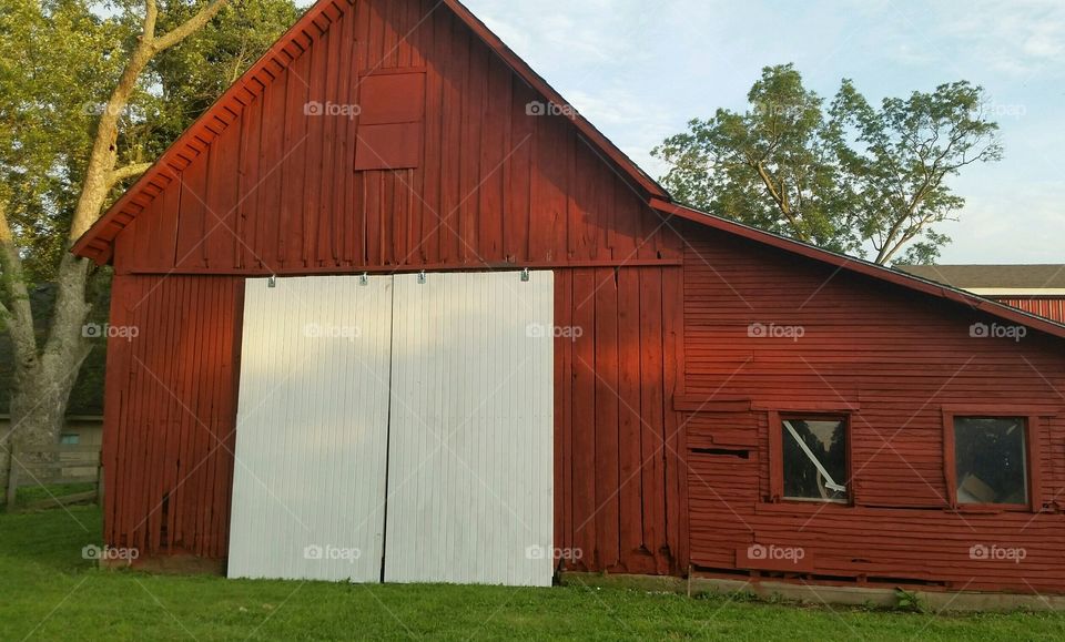 Back of Old Indiana Barn