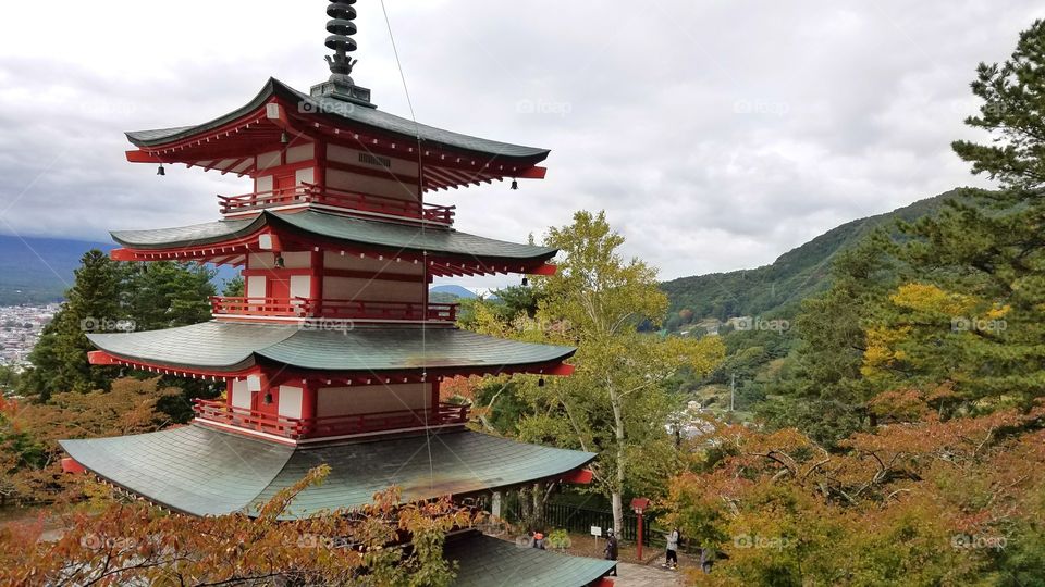 Red pagoda