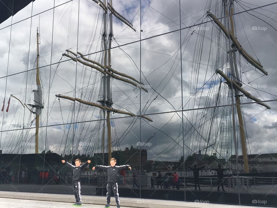 Tall Ship reflection 