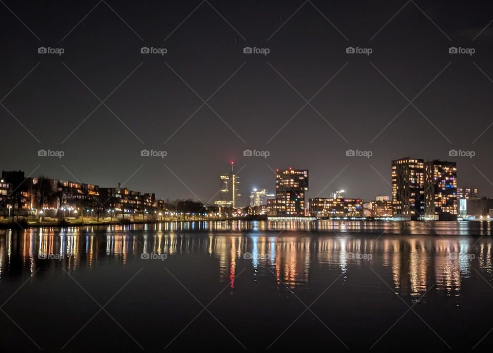 Night vibes in Almere, Netherlands