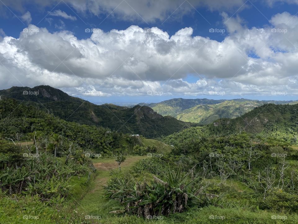 Amazing view of the mountains 