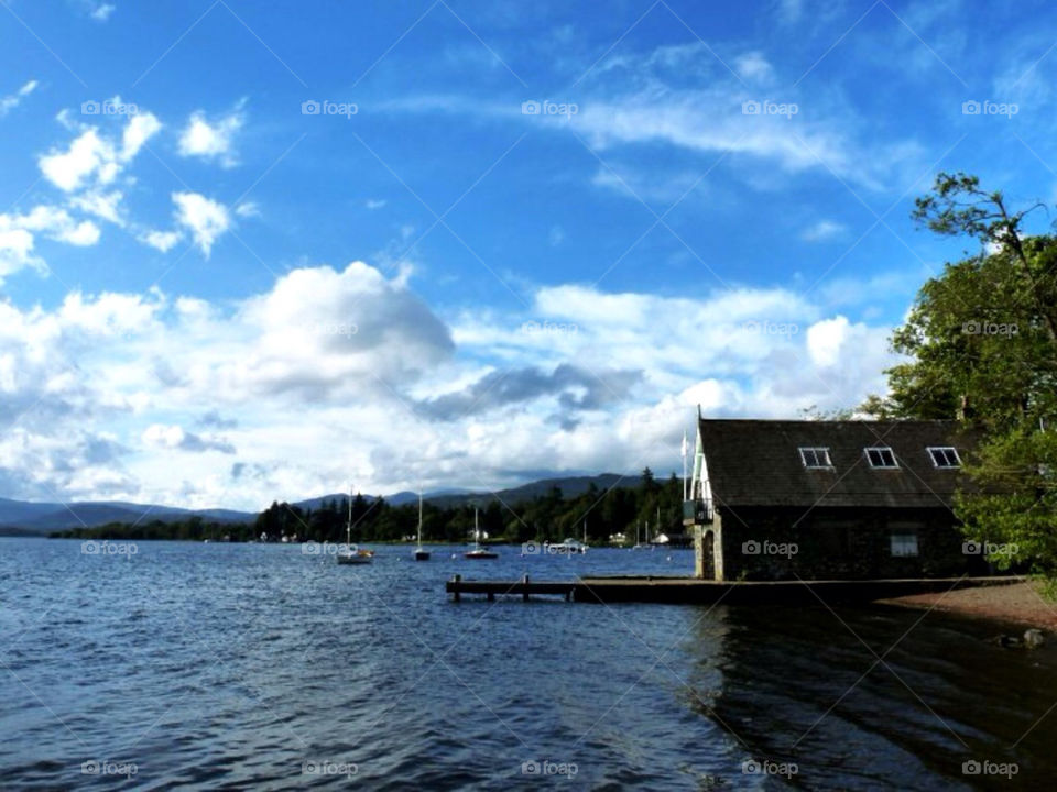 blue england water lake by llotter