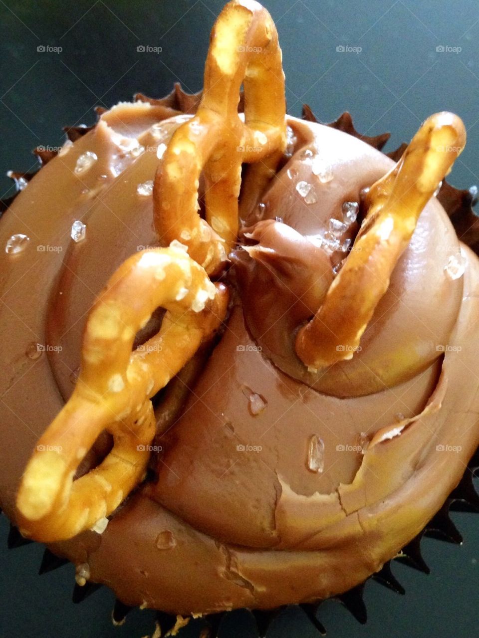 Salted Caramel Chocolate Cupcake