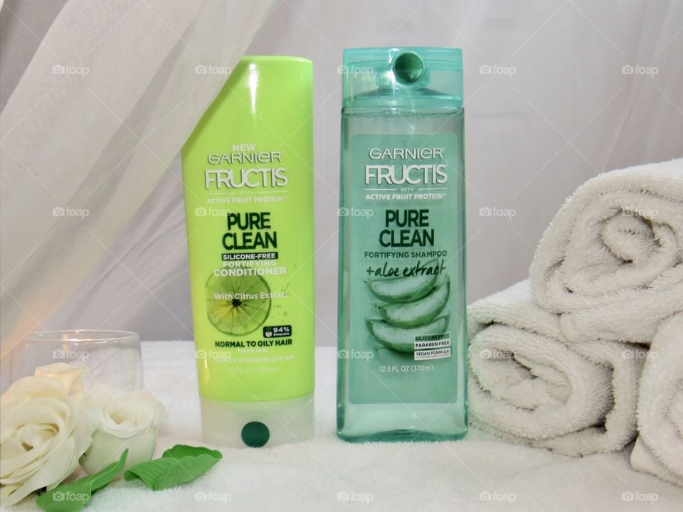 Garnier Fructis shampoo and conditioner