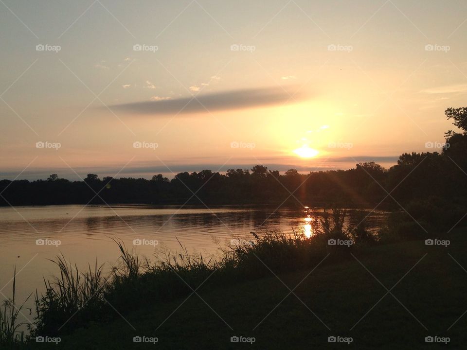 White Rock Lake sunrise