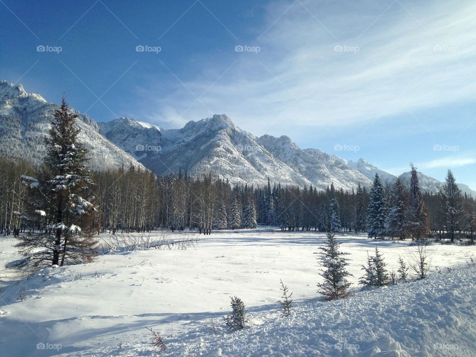 Views in the mountains