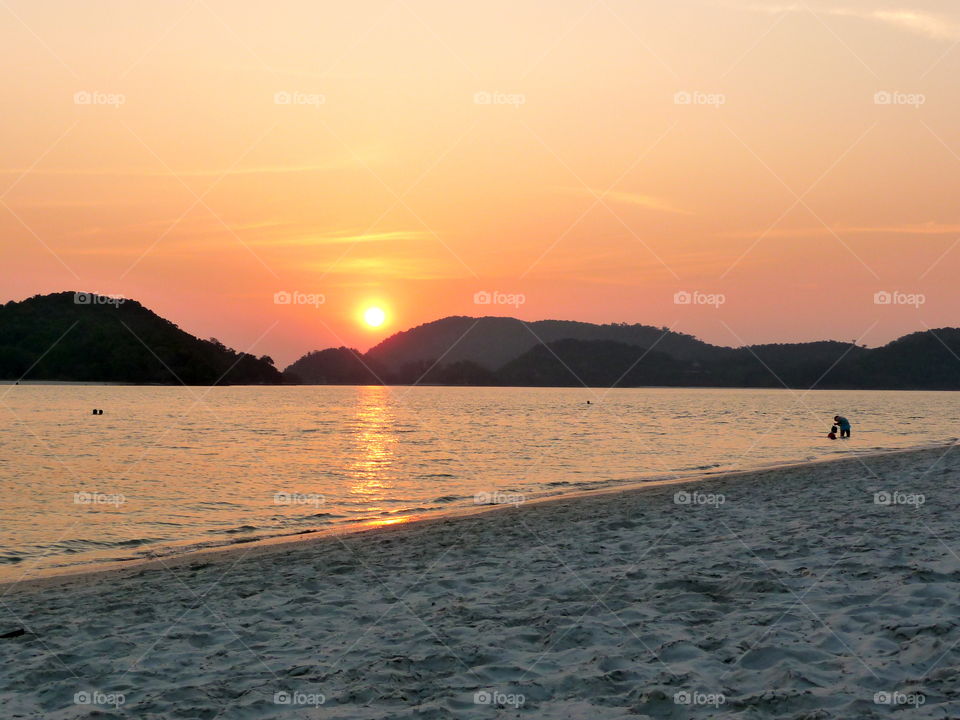 Sunset on Langkawi Island 