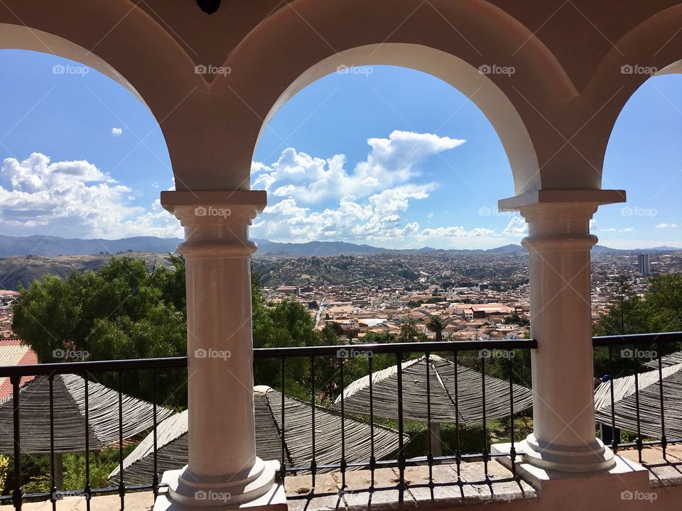 Sucre, Bolivia. The Mirador Viewpoint