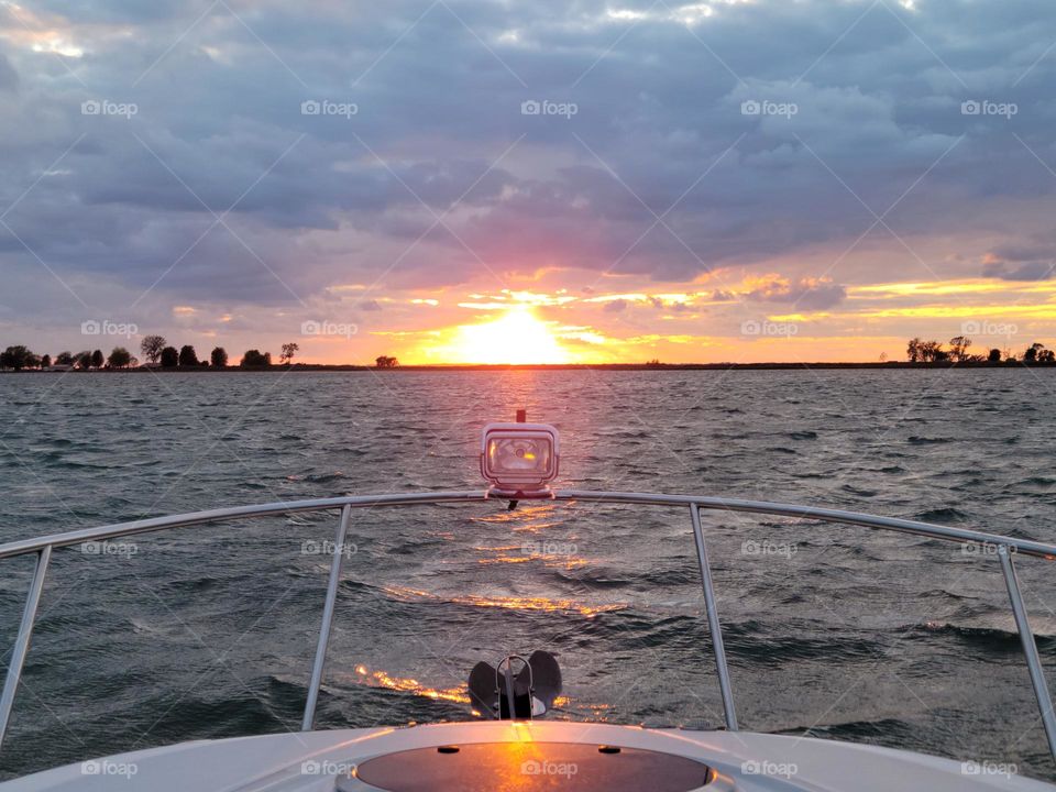 Straight into the Sunset