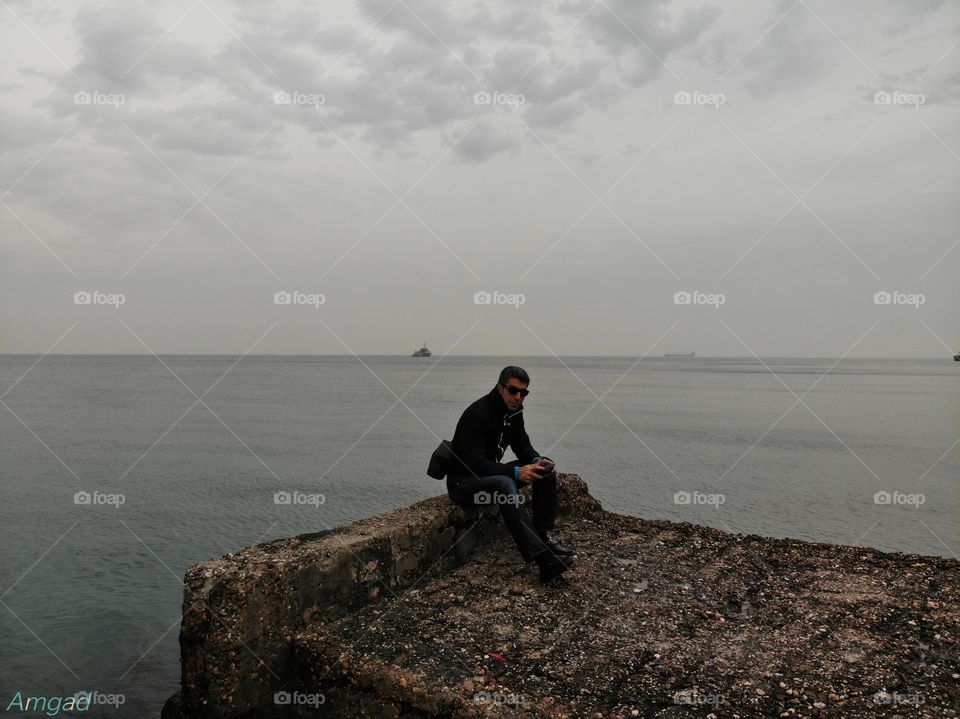 Selfi with drone camera 