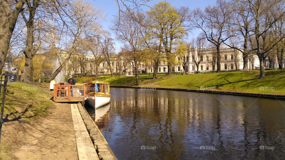 Boat on a canal
Location: Riga, Latvia