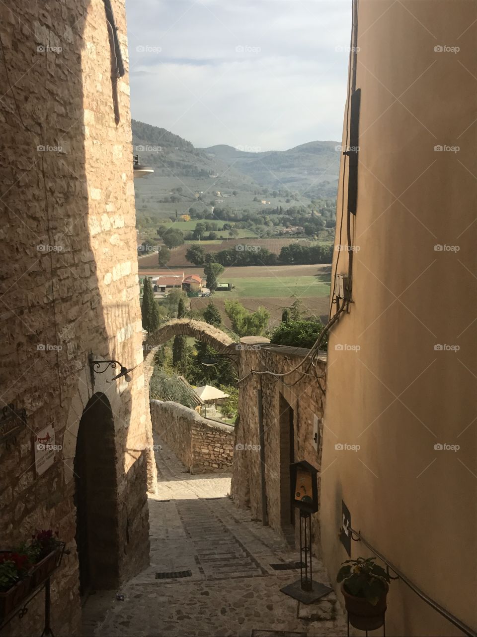 Framed Umbrian View