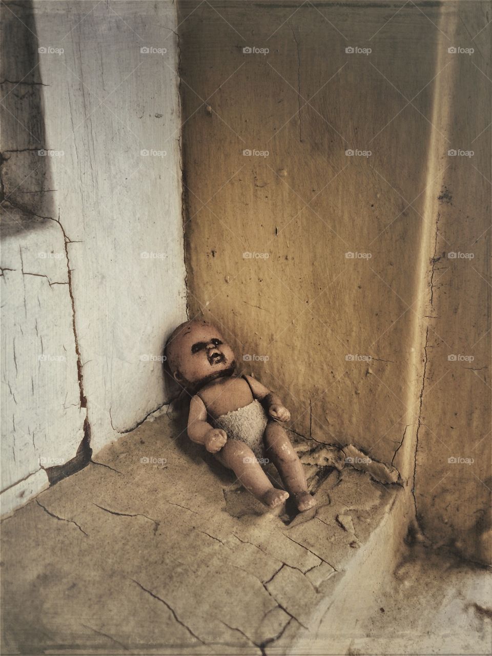 Abandoned baby doll