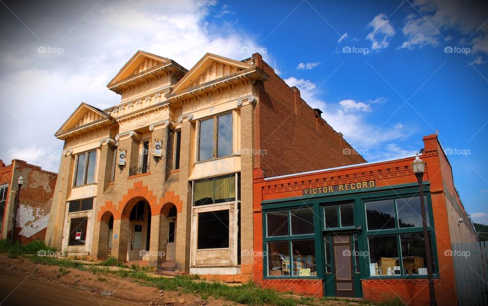 Vintage building g in Victor, Colorado