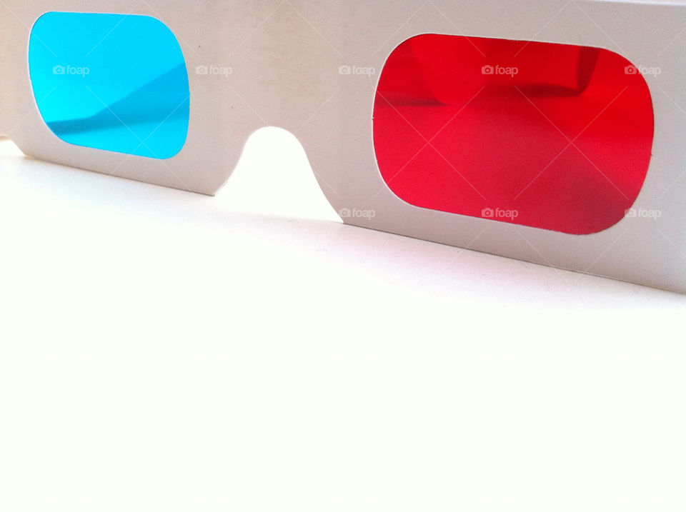 blue red glasses 3d by dasar
