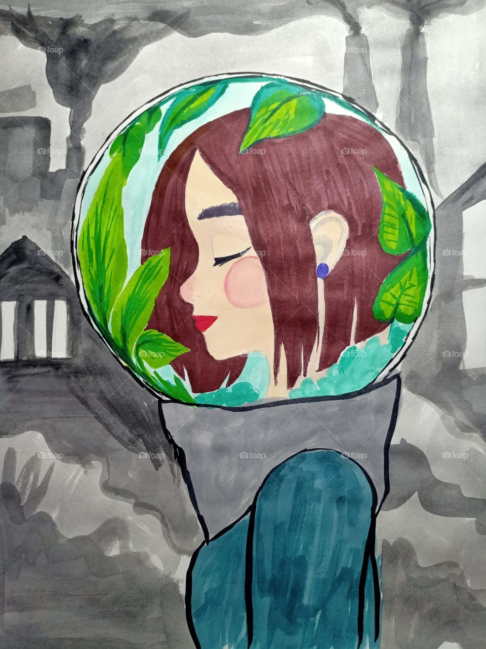 I'm safe in this green