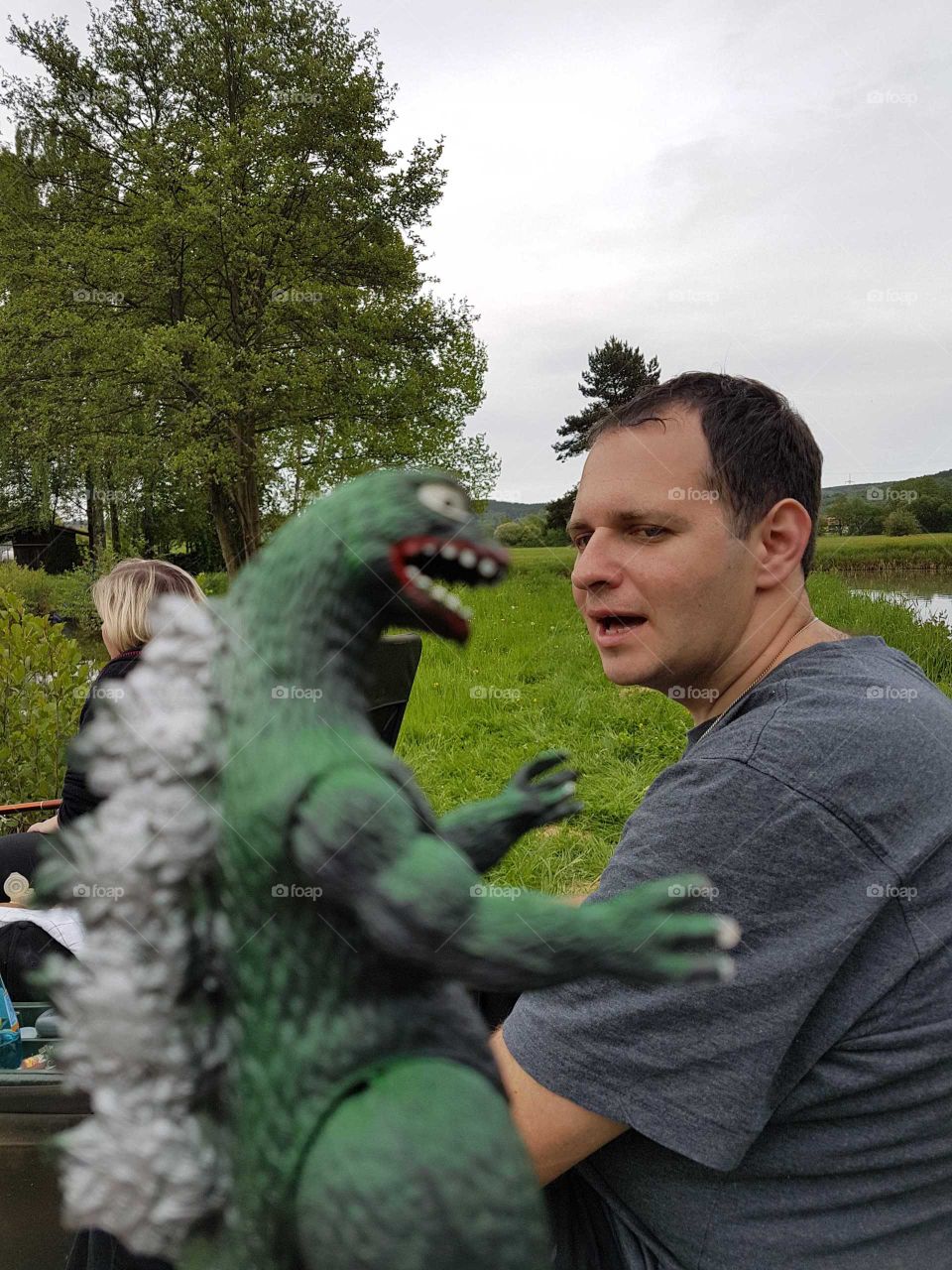 Godzilla frightening