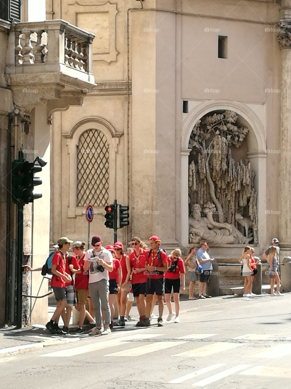 Group in Rome