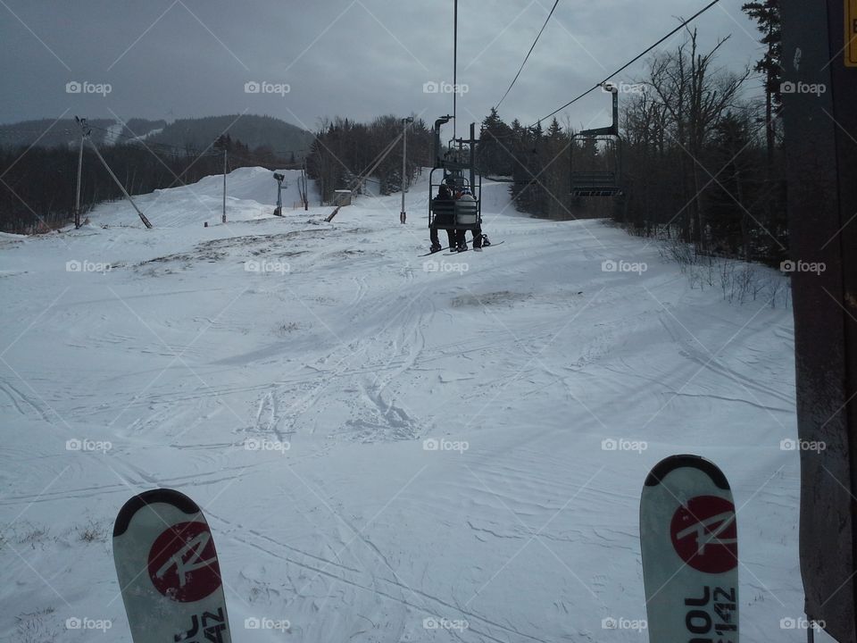 ski lift action