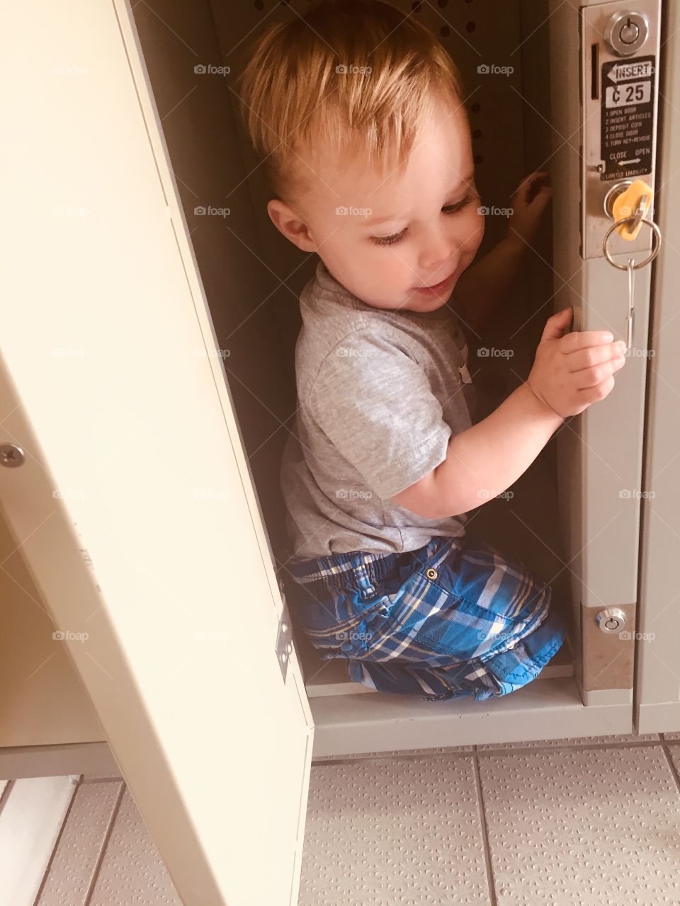 Just playing in a locker 