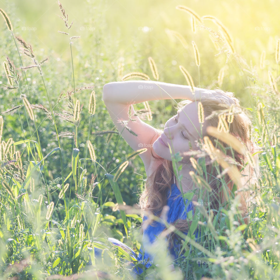 Morning outdoor in summer