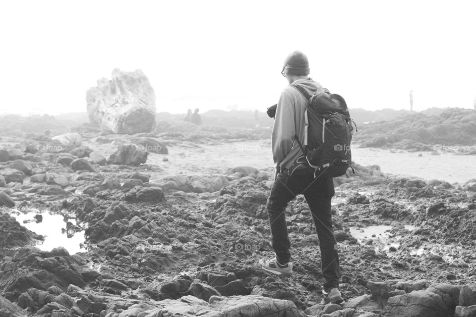 On a mission walking on Mars (or the rocky Pacific coast!) 