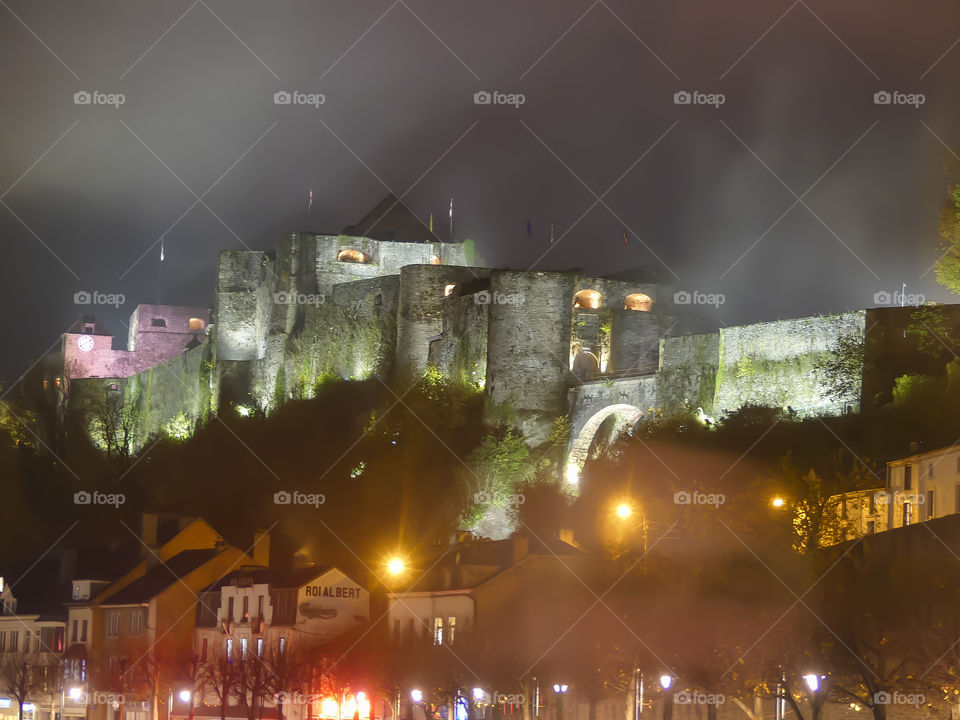 Castle in long exposure