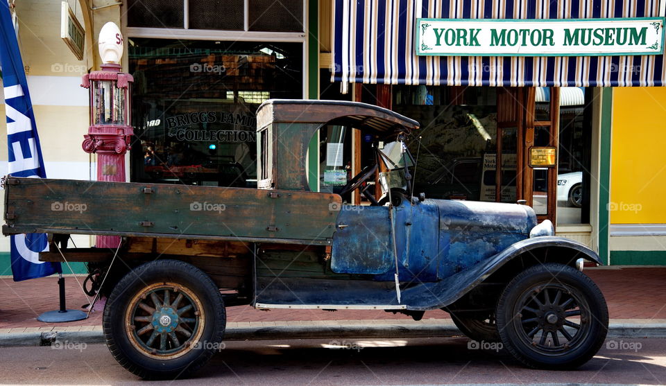 Old Ford ute in Perth Australia