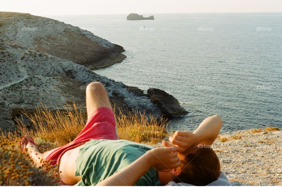 Peaceful time at Mallorca coast