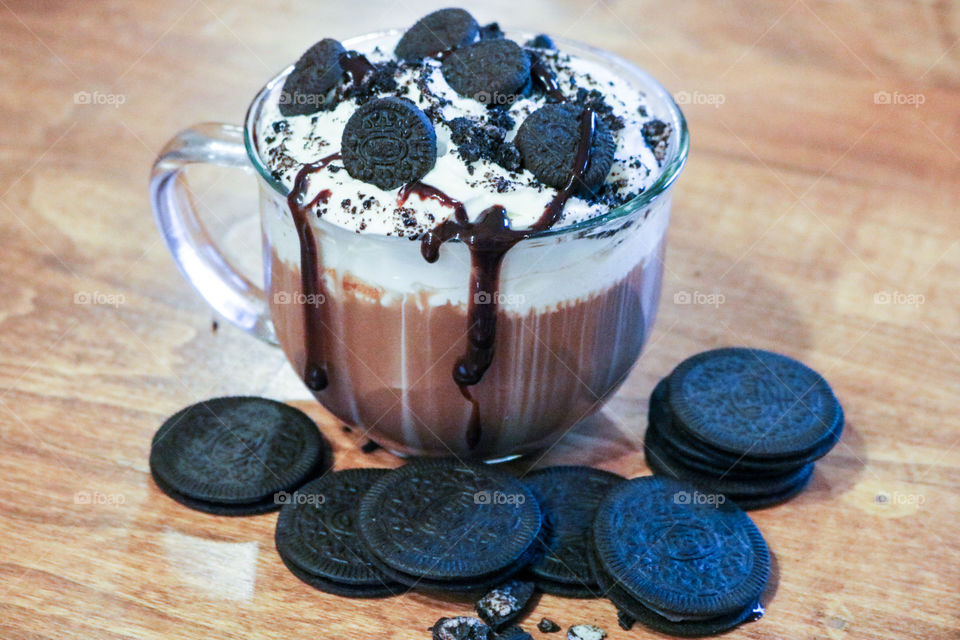 Oreo Hot Chocolate 