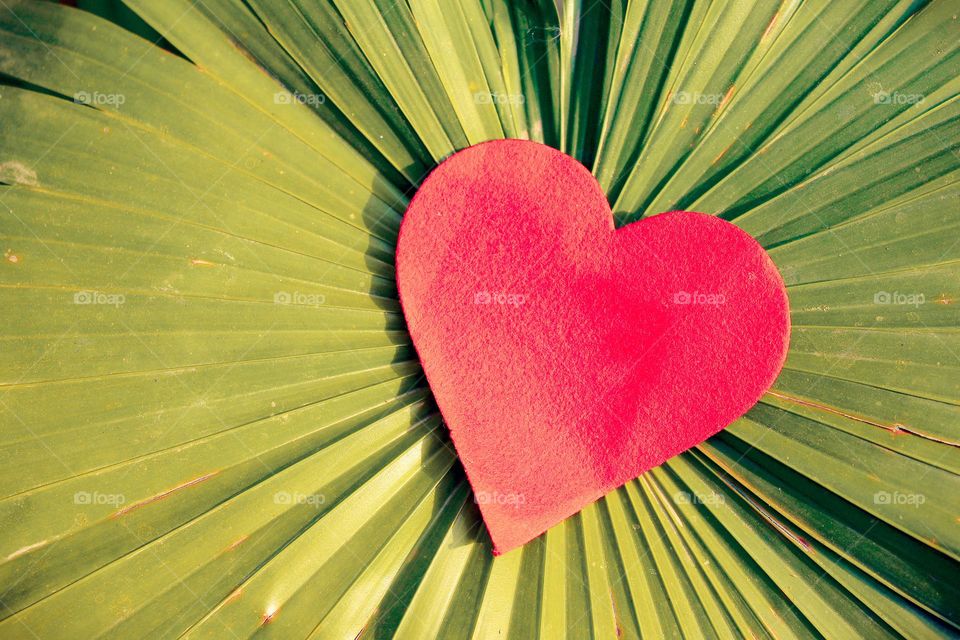 heart in paper shape - template for any writing