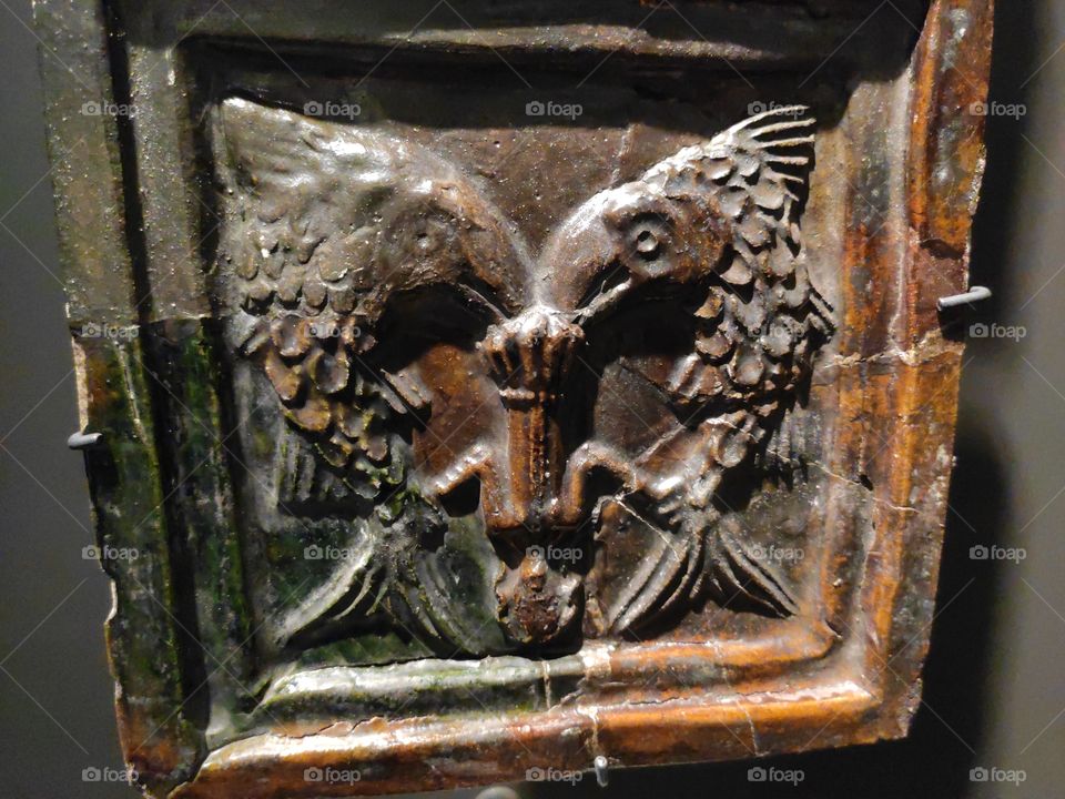 Clay figure fish creatures