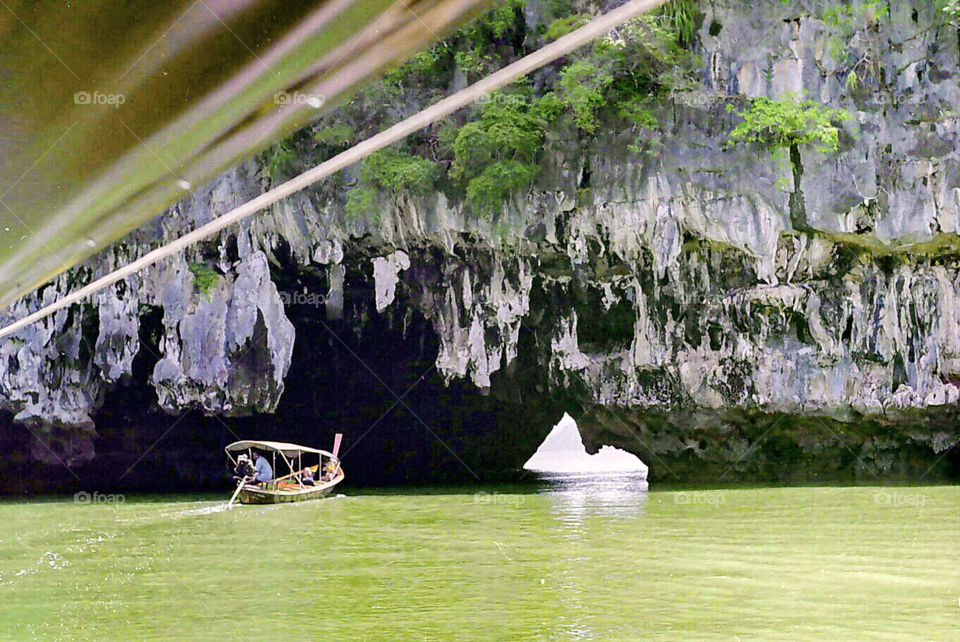 A boat trip in Thailand