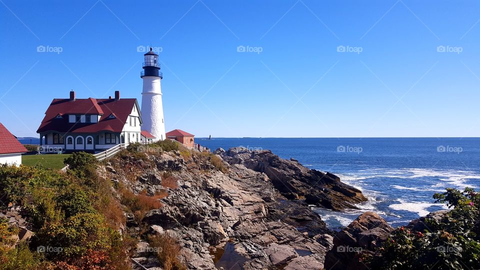 The most photographed lighthouse in Maine.