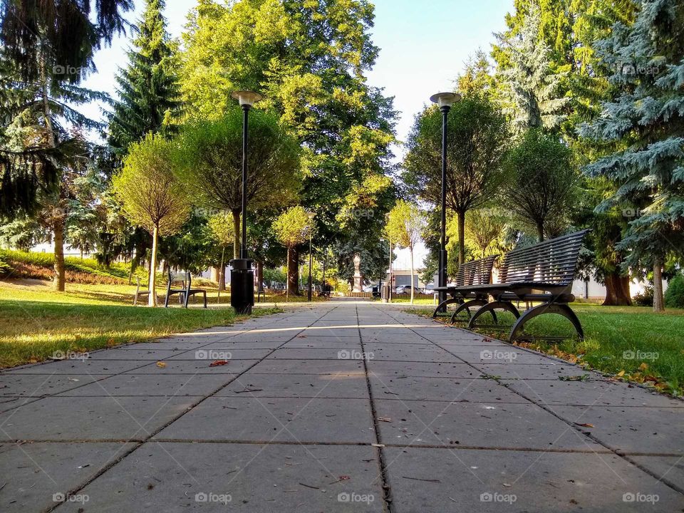 park in Ilava, Slovakia