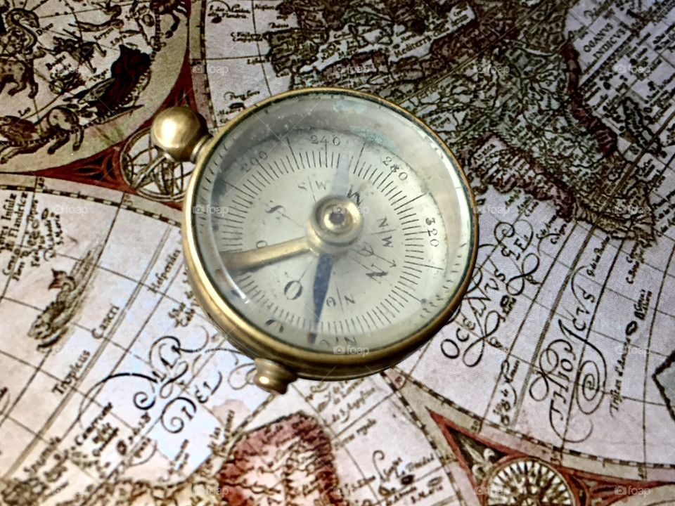 Old compass