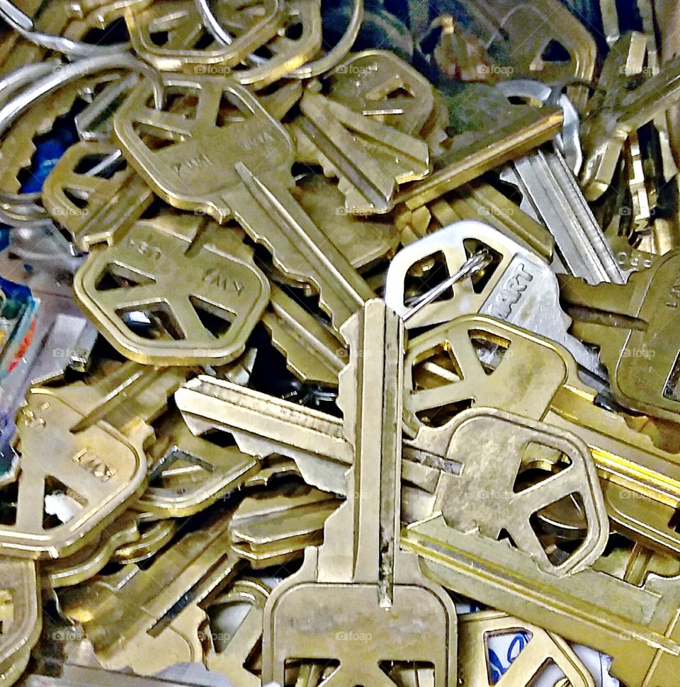 Symbol, Desktop, Gold, Metal Key, Security