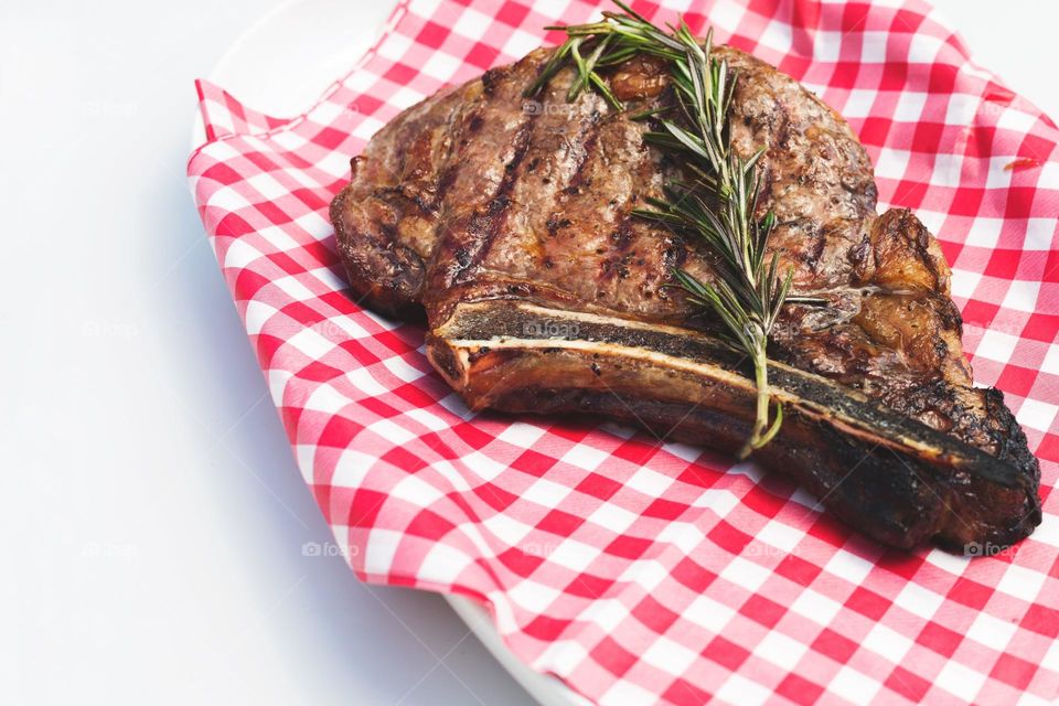 Delicious flame broiled steak meals