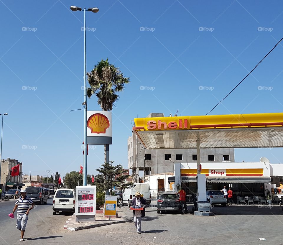 shell morocco oil Gaz oil station