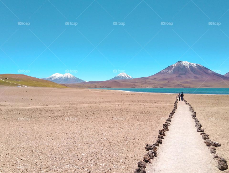 Atacama desert path