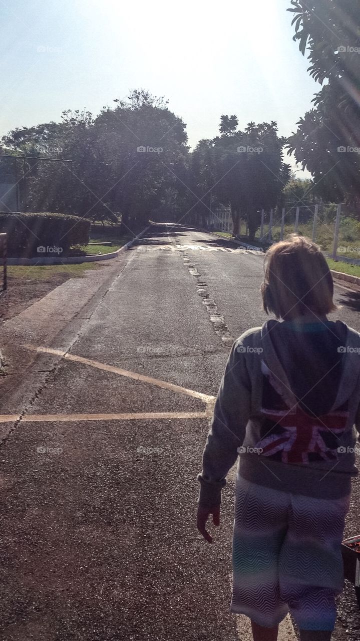 Boy Walking