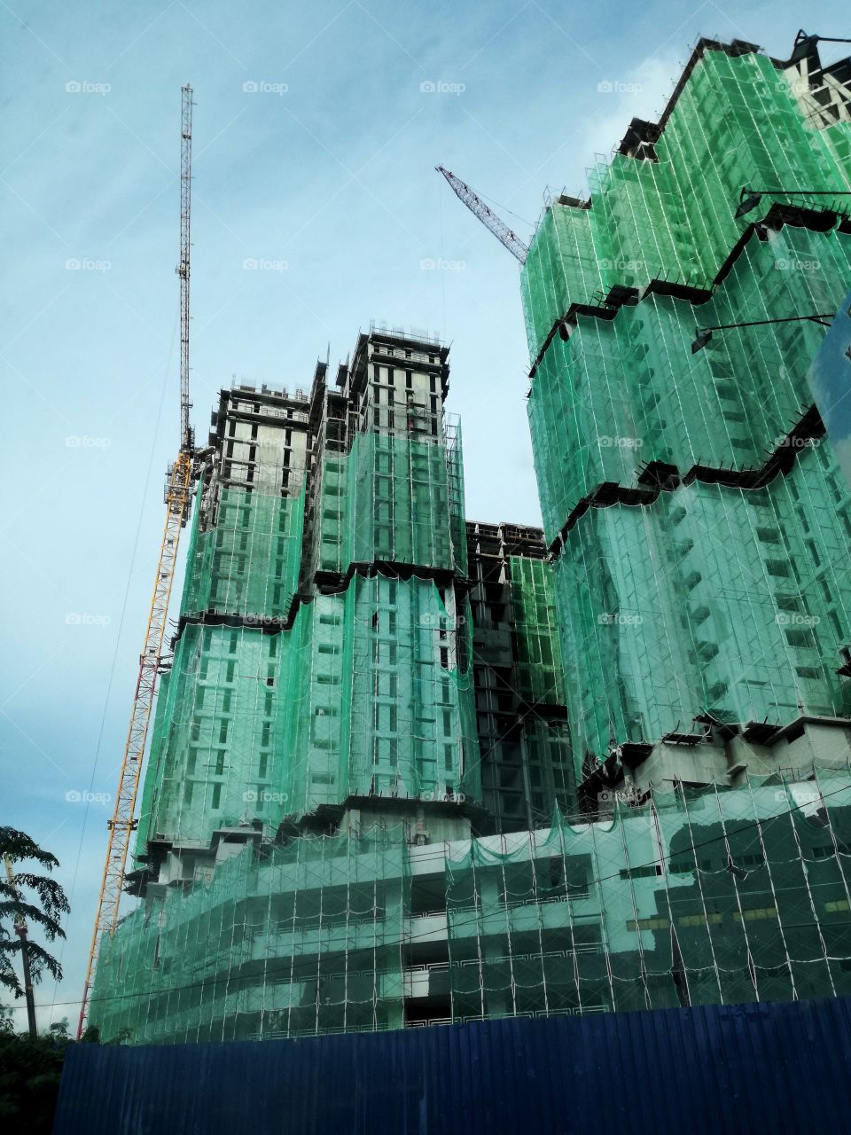 building, highest, green, futures,project, progress