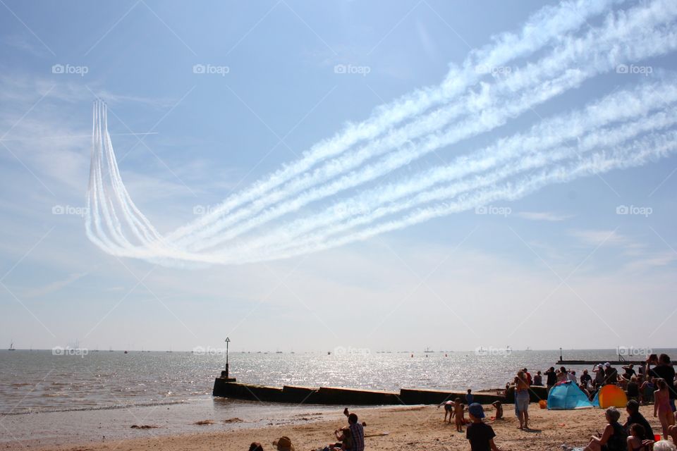 Red arrows at Clacton Airshow 